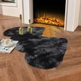 thumbnail image 4 of EGNMCR Valentine Day Decorations, Valentine's Day Fluffys Rugs For Bedroom 40X20In Machine Washable Living Room Rug Carpet Heart Shaped Bedside Rug Rugs Non Slip Carpet Mats Home Decor Polyester Rug, 4 of 6