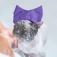 thumbnail image 4 of Reusable Polyester Pet Bath Ear Hood Waterproof Shower Grooming Cap Keeps Dog Cat Ears Dry, 4 of 5