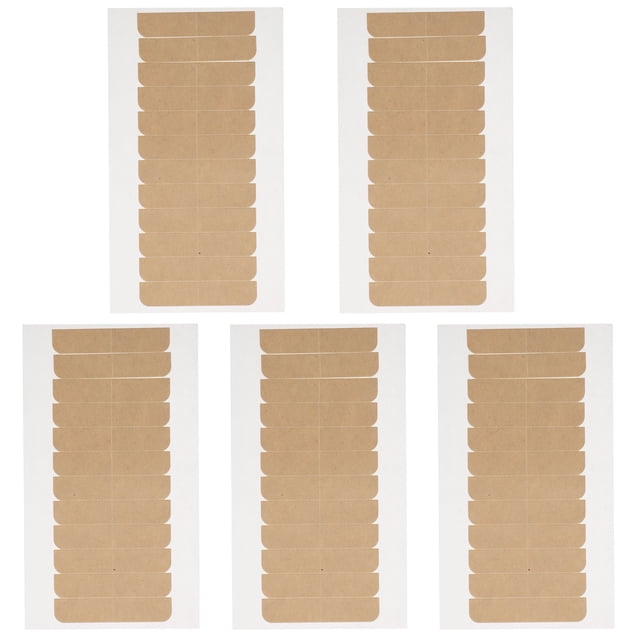 Weiweiguan 5 Sheets Double Sided Hair Tapes Adhesive Stickers for Wig Replacement Extension