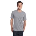 thumbnail image 1 of District Young Mens Concert V-Neck Tee Shirt, Hunter Gray X-Large, 1 of 2