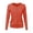 Watermelon red, variant on Sustainable Fashion Women's Round Neck Cardigan Knitted Long Sleeved Large Yards Loose Solid Color Short Sweater Jacket Cardigan - Hontri