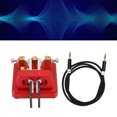 thumbnail image 1 of Double Paddle Morse Code Key, Lightweight Portable CW Telegraph Key with Stable Contacts, Morse Code Key for Camping, Indoor, 1 of 7