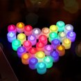 thumbnail image 1 of LED Candles Plastic Material Romantic Style Smoke Free Tea Lights Battery Operated for Indoor OutdoorColorful Discoloration, 1 of 9
