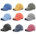thumbnail image 5 of LinYooLi Retro Solid Baseball Cap for Women Men Trendy Denim Feel Soft Adjustable Skullcap Hats All Season Casual, 5 of 5