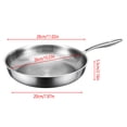 thumbnail image 4 of Uncoated Non-Stick Frying Pan for All Stovetops, Durable Skillet for Healthy Cooking, 4 of 8