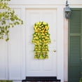 thumbnail image 5 of Simulated Rose Bouquets Simulated Flower Wall Hanging Baskets Decorative Landscaping Artificial Flowers Rattan Home Decor Flowers 85cm, 5 of 5