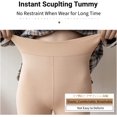 thumbnail image 4 of LinYooLi Women Winter Warm Fleece Lined Tights with Control Top Sheer Tummy Control Fake Translucent Pantyhose Opaque Legging, 4 of 8