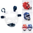 thumbnail image 3 of Taekwondo Mask Detachable Head Gear Face Shield Protective Face Protection Cover for Boxing Adults, 3 of 8