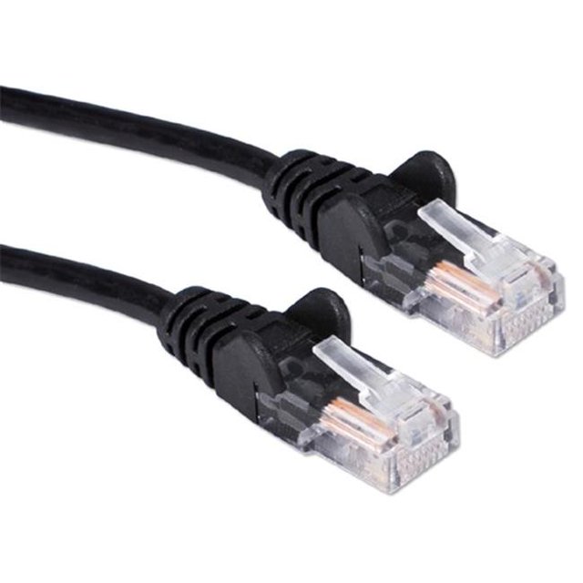 75 Pi. CAT6 Gigabit Cordon Patch Noir Flexible Moulé