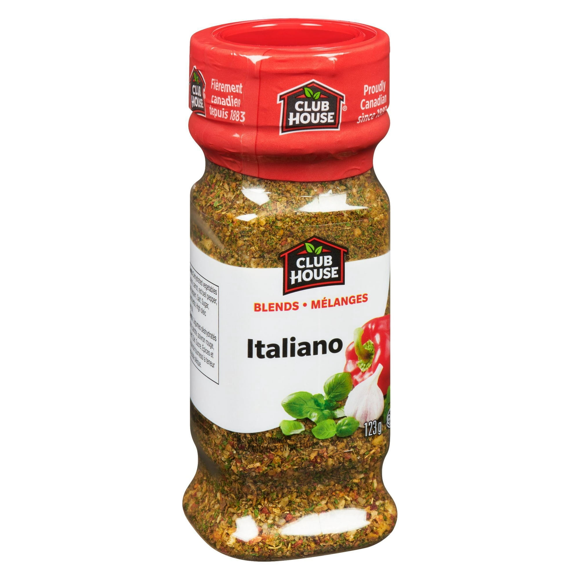 Club House, Quality Natural Herbs & Spices, Signature Blend, Italiano, 123g