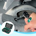 Portable And Multi-Functional 40 PCS Screwdriver Set Household Multi-function Tool Set With Ratchet Wrench