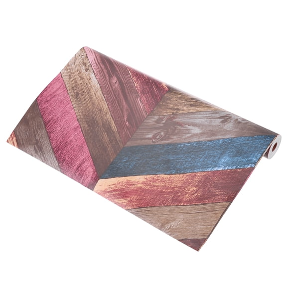 Uxcell Wood Wallpaper Contact Paper Peel and Stick 17.7"x394" Wood Grain Wallpaper Waterproof for Furniture Cabinets