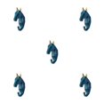 thumbnail image 3 of Wweixi Coat Hooks Easy To Install And Wide Application For Added In Daily Life Retro blue (horse) 5Set, 3 of 6