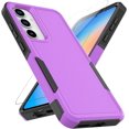 thumbnail image 1 of KOMI for Samsung Galaxy S25 Case with HD Screen Protector, 10 FT Military Grade Drop Protection, Anti-Slip Phone Case, Purple, 1 of 5