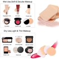 thumbnail image 4 of Yao 20 Packs Face Painting Sponge Set Puff Makeup Sponge One Size Adult Unisex Foam Sponges, 4 of 6