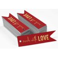 thumbnail image 2 of Inkdotpot Real Gold Foil Made With Love Text Tags Favor Hang Paper Tags 100 Pieces, 2 of 6