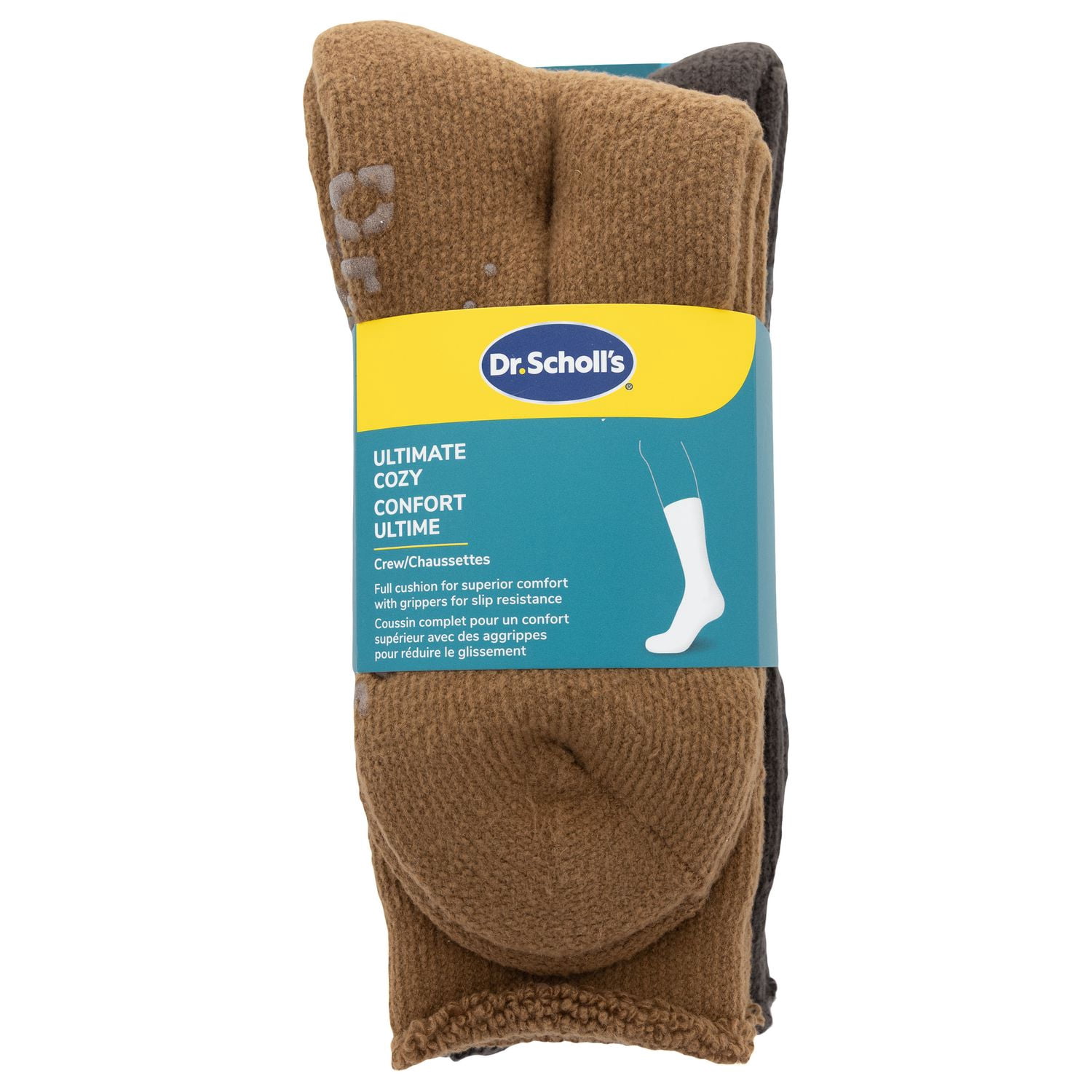 Dr. Scholl's - Men's Ultimate Cozy 2 Pair Pack