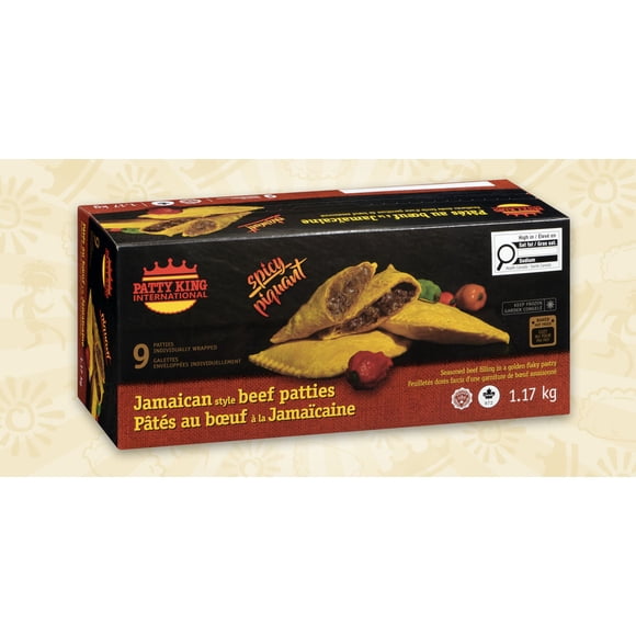 Patty King International Jamaican Style Patties - Spicy Beef, Jamaican Beef Patties - Spicy