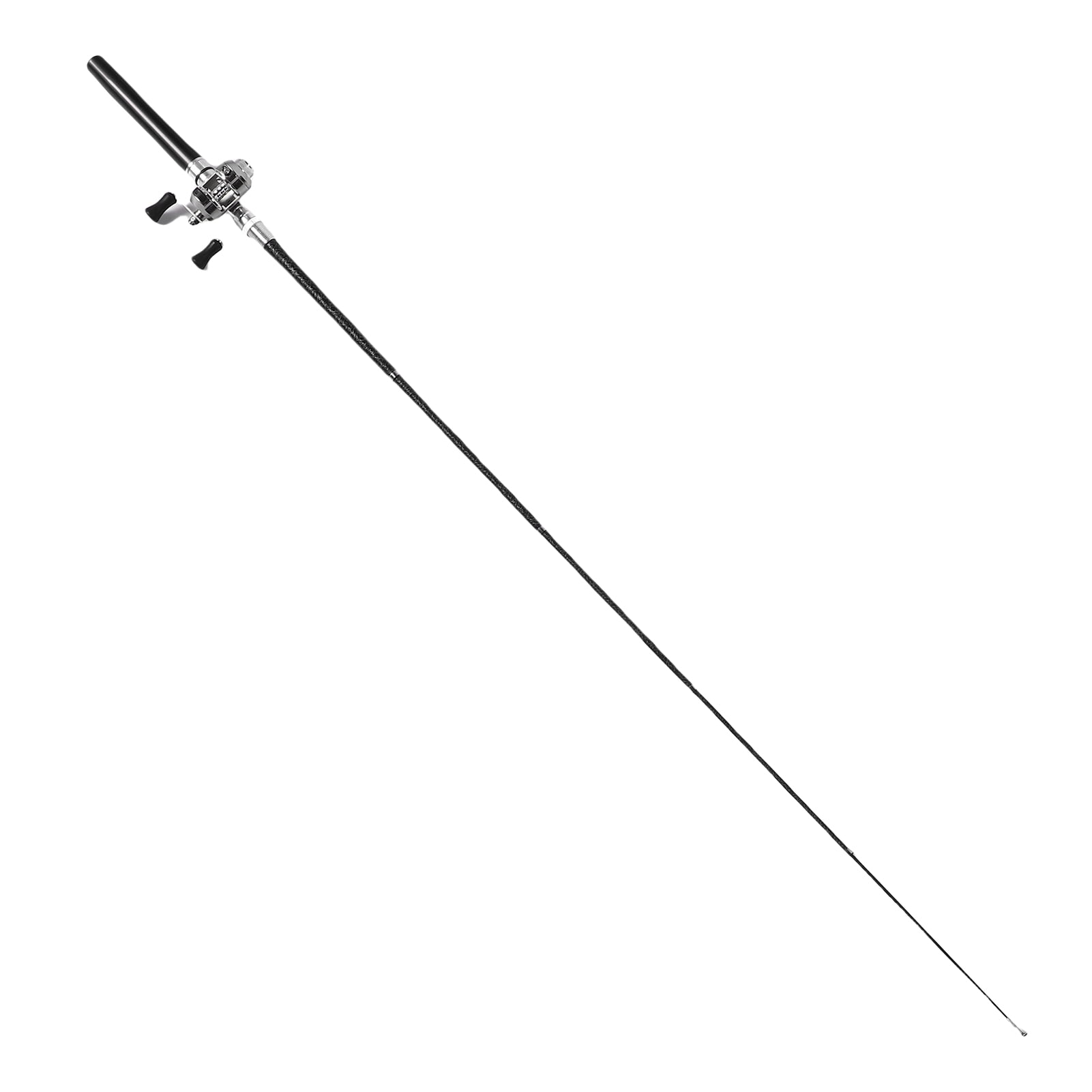 Portable Pocket Telescopic 37inch Mini Pen Fishing Rod, Small Pen Fishing Pole with Reel, Lightweight Fishing Rod Reel Combo for River Lake Reservoir Ice Fishing