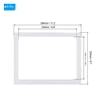 thumbnail image 2 of Unique Bargains Cadre Photo Magnétique 8x10, 5 Pcs Cadre Magnétique Cadres Photo Magnétiques Réutilisables pour Réfrigérateur, Blanc, 2 of 7