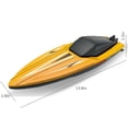 thumbnail image 4 of ZZwxWA Holiday Saving Remote Control SpeedBoats Wireless Electric Long Life High Speed 2.4G Rechargeable Speedboat Water Remote Control Toy,Racing High Speed Remote Control Yacht, 4 of 5