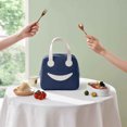 thumbnail image 5 of EGNMCR Lunch Sac à, Sac à Lunch Femme Isolation Grande Capacité Épaissi Papier D\'aluminium Portable Sac Bento Sac de Rangement Sac à Lunch un bentobag, 5 of 5