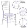 thumbnail image 2 of Chaise Chiavari empilable glace en cristal de Flash Elegance, 2 of 9