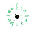 thumbnail image 2 of Dvkptbk Clocks DIY Luminous Stereo Digital Wall Clock Wall Sticker Clock Living Room Decoration Clock Home Decor on Clearance, 2 of 3