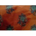 thumbnail image 4 of oneOone Cotton Silk Fabric Leaves & Floral Block Print Sewing Fabric BTY 42 Inch Wide, 4 of 4