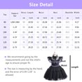 thumbnail image 3 of SUEE Robe Wednesday Addams pour Tout-Petits, Déguisement de Fête d'Halloween Cosplay pour Enfants, 3 of 6