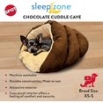 thumbnail image 3 of Sleep Zone 22" Petit Grotte des Câlins Lit pour Chien et Chat, 3 of 6
