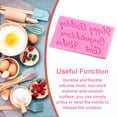 thumbnail image 3 of Fondant Molds Kitchen Baking Accessories Cartoon Happy Birthday Design Embossed Mould Chocolate Making Die Household Restaurant, 3 of 6