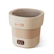 Mini Washing Machine, 12L Portable Foldable Washer & Spin Dryer for Apartment, RV