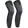 thumbnail image 1 of Manchons de Jambe Complets Longs Manchon de Compression pour Jambe Manchons de Genou Protège-Jambes, pour Homme Femme Basketball, Arthrite Cyclisme Sport Football, Réduit les Varices et l'Enflure des Jambes (Paire), 1 of 9