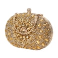 thumbnail image 1 of Sac Pochette pour Femme Soirée Pochette Strass Perlé Poche Pochette Sac à Main Mariage Or, 1 of 8