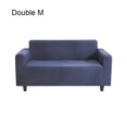 thumbnail image 2 of Solid Color Sofa Cover Elastic Couch Dust-proof Anti-slide Slipcover 1/2/3/4 Seater Covers Protector Full Coverage Navy M, 2 of 9
