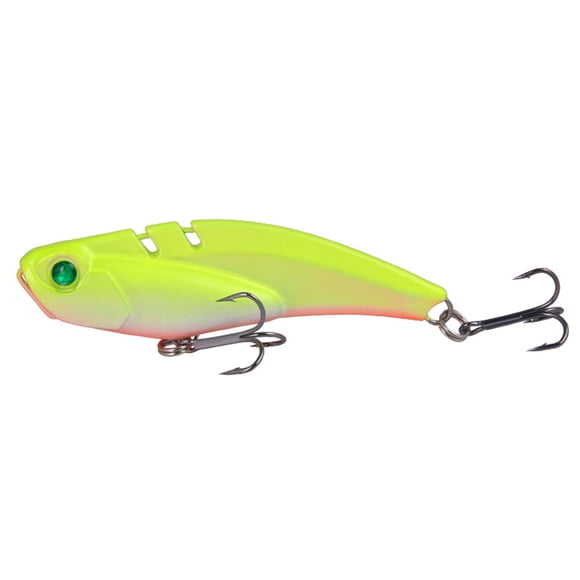 Langgg VIB Appât Poisson Dur Popper Leurre de Pêche 7 cm 20 g Crankbait Wobblers Jigging Traîne Équipement pour Eau Salée Brochet Achigan Jaune Pâle