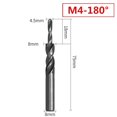 thumbnail image 1 of 90/180 Degree Hss Counterbore Spiral Step Drill Bit For Metal Drillingchamfering, 1 of 7
