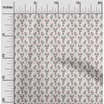 thumbnail image 2 of oneOone Velvet White Fabric Floral Sewing Craft Projects Fabric Prints By Yard 58 Inch Wide, 2 of 5