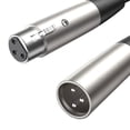 thumbnail image 3 of XLR Câble de Microphone XLR Fil Résistant pour Amplificateur Haut-Parleur Système Mélangeur 2m, 3 of 3