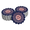 thumbnail image 1 of Inkdotpot 50 Pack Happy Diwali Favor Paper Tags Craft Real Rose Gold Foil Hang Tags, 1 of 6
