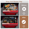 thumbnail image 3 of 48Pcs Tool Box Organizer Hardware Tool Tray Garage Organization Set Tool Tray Dividers Chest Drawer Work Storage Box, 3 of 6