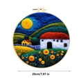 thumbnail image 3 of Vrorvz Beginner-Friendly Wool Felts Painting Needle Felts Kit with Embroidery Frame and Materials Suit DIY Craft Set for Home Decoration and Gift Suit Pack for Crafters, 3 of 5