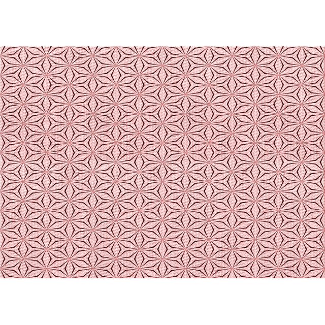 Ahgly Company Tapis Rectangulaire Lavable en Machine Intérieur Transitionnel Rouge Indien, 3 Pieds x 5 Pieds