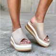 thumbnail image 4 of Lightweight Slippers Comfort Casual Slippers Open Toe Platform Flip Flop Beach, 4 of 7