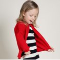thumbnail image 2 of XZNGL Toddler Girl&boy Baby Infant Kids Autumn And Winter Sweater Candy Color Cardigan Solid Color Small Cardigan Childrens Sweater, 2 of 9