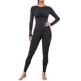 thumbnail image 1 of Charmo Womens Basic Thermal Underwear Sets Long Johns Layer Tops & Bottom Pajama Fall Winter, 1 of 7