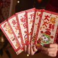 thumbnail image 3 of Suncoda Décorations Ornements, Enveloppes Rouges du Nouvel An Chinois Serpent Paquet d'Argent Rouge Cadeaux Hong Bao pour Festival de Printemps Mariage Anniversaire avec 6 Designs - 6 Pcs, 3 of 8