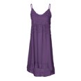 thumbnail image 2 of SMihono Robe Maxi Bohème d'Été pour Femmes Grande Taille Mode pour Femmes Sans Manches d'Été à Franges en Coton Robe Longue Mode Robe de Plage Évasée, 2 of 6