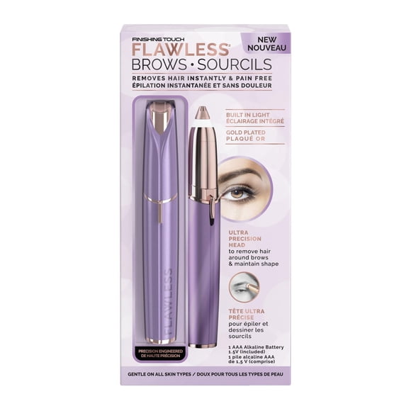 Finishing Touch Flawless Hair Remover for Eyebrows, Lavender